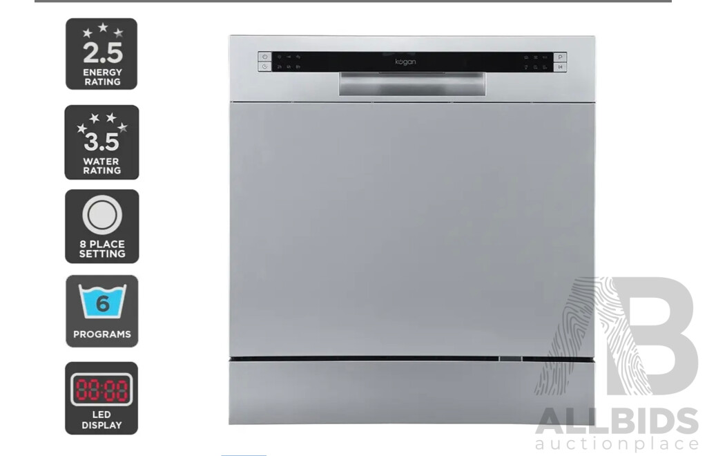 KOGAN Benchtop Dishwasher (59cm) - ORP $469.00