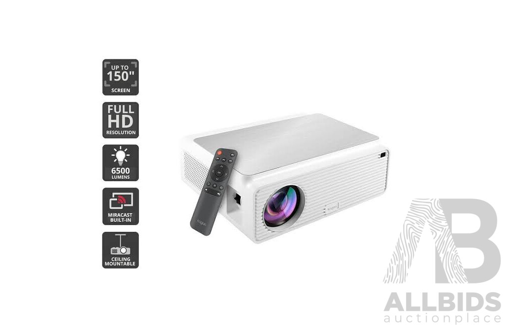 KOGAN (S900) 6500 Lumens Full HD Wi-Fi Projector - ORP $499.99.00