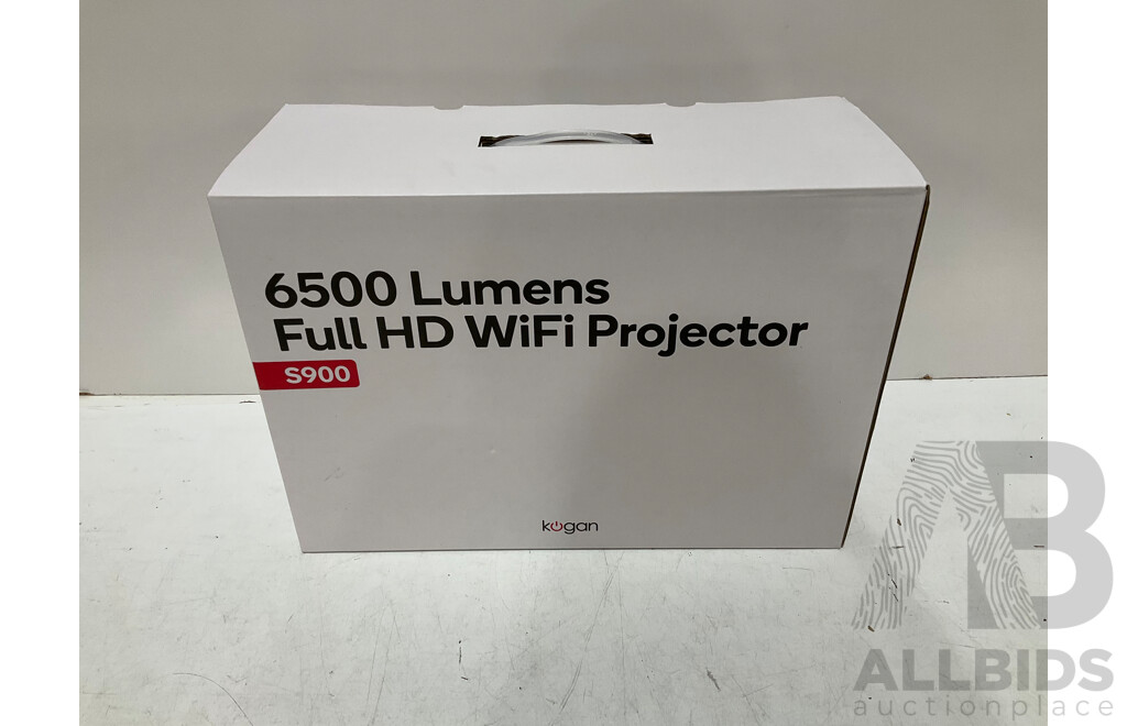 KOGAN 6500 LUMENS FULL HD WIFI PROJECTOR S900 - Estimated ORP $499.99