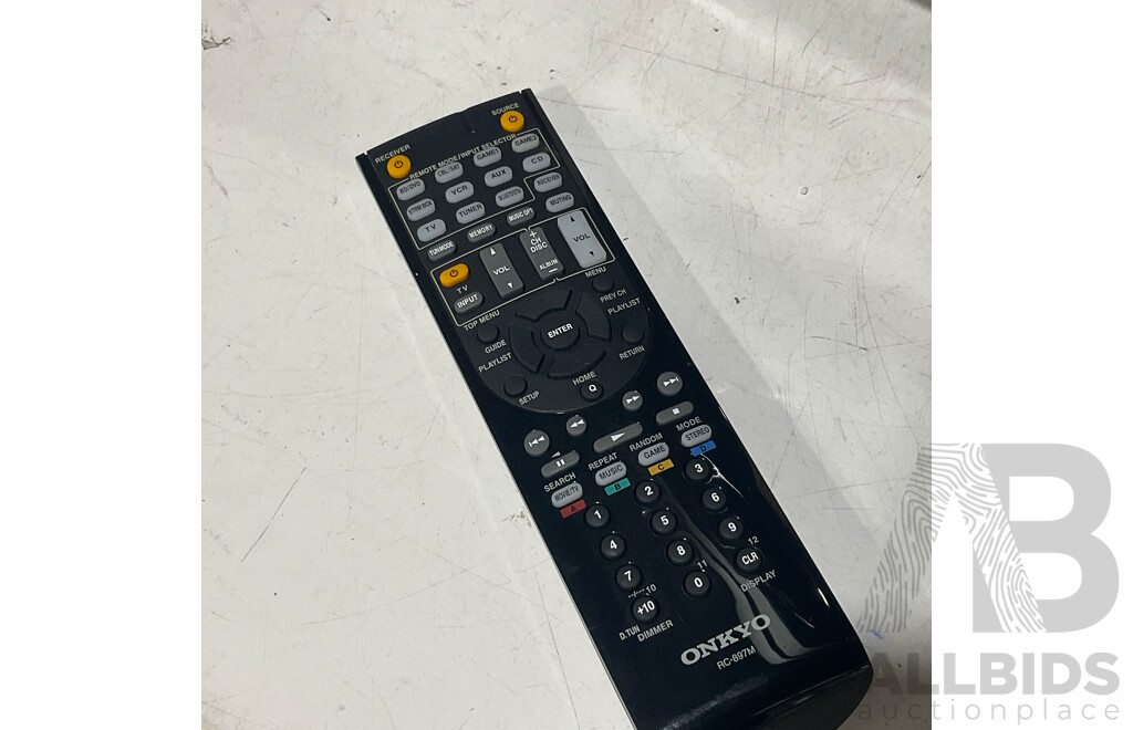 ONKYO (HT-R494) 4K - 7 Channel AV Receiver With 5 Speakers and SUB - Total Estimated ORP $999.00