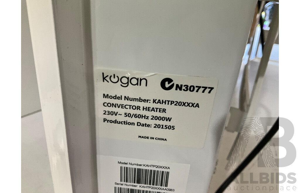 KOGAN Portable Electric Panel Heater 2kW - ORP $199.99