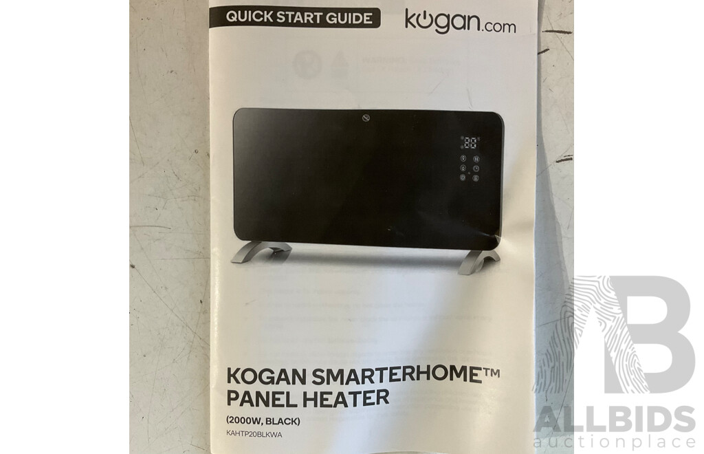 KOGAN Smarterhome  Panel Heater 2000W - ORP $129.00