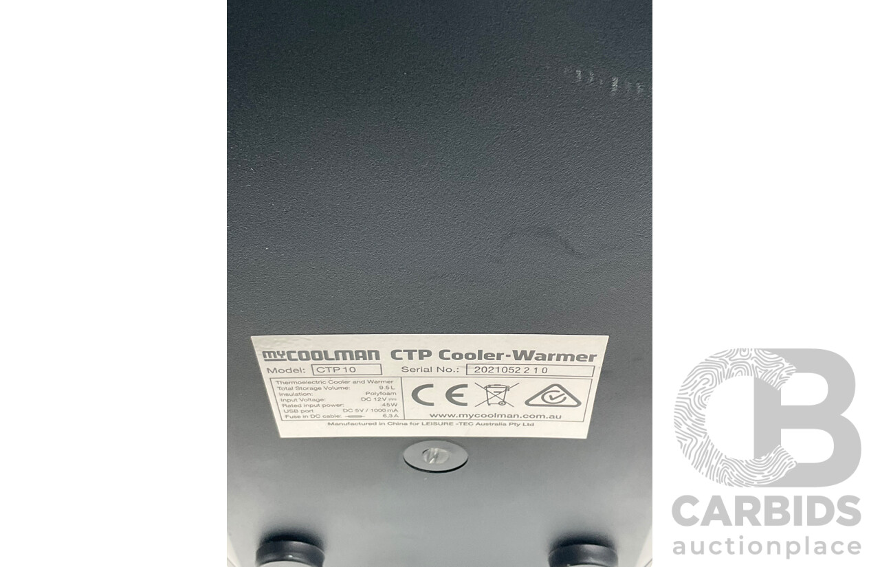 MyCoolMan (CTP10 9.5L) the Commuter Thermometric Cooler/Warmer - ORP 159.00