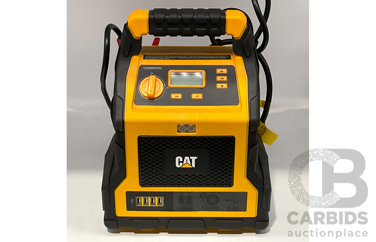 CAT (CJ1000DCPAU) Jumpstarter & Air Compressor - ORP $144.99