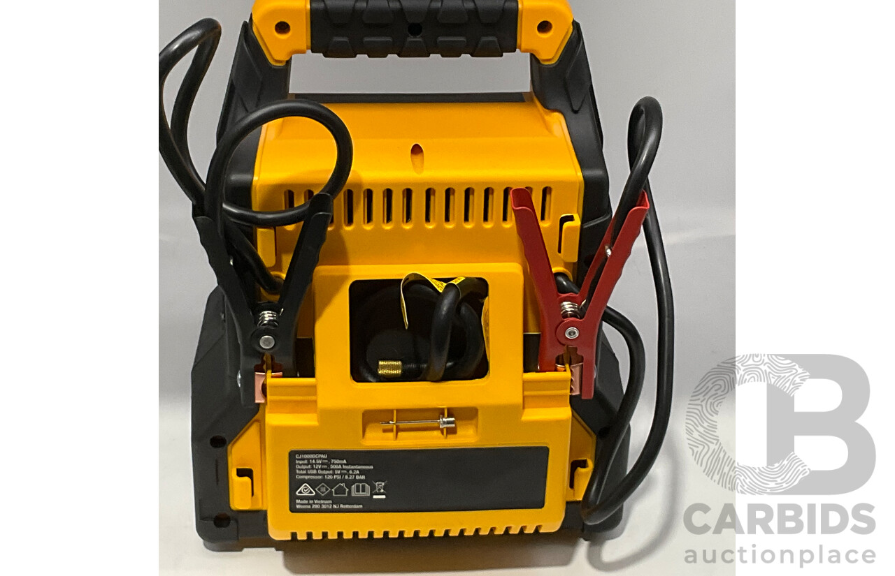 CAT (CJ1000DCPAU) Jumpstarter & Air Compressor - ORP $144.99