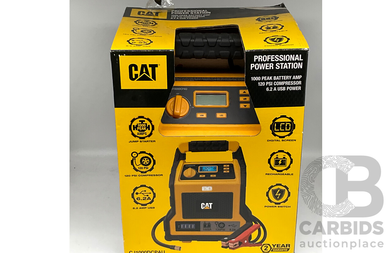 CAT (CJ1000DCPAU) Jumpstarter & Air Compressor - ORP $144.99