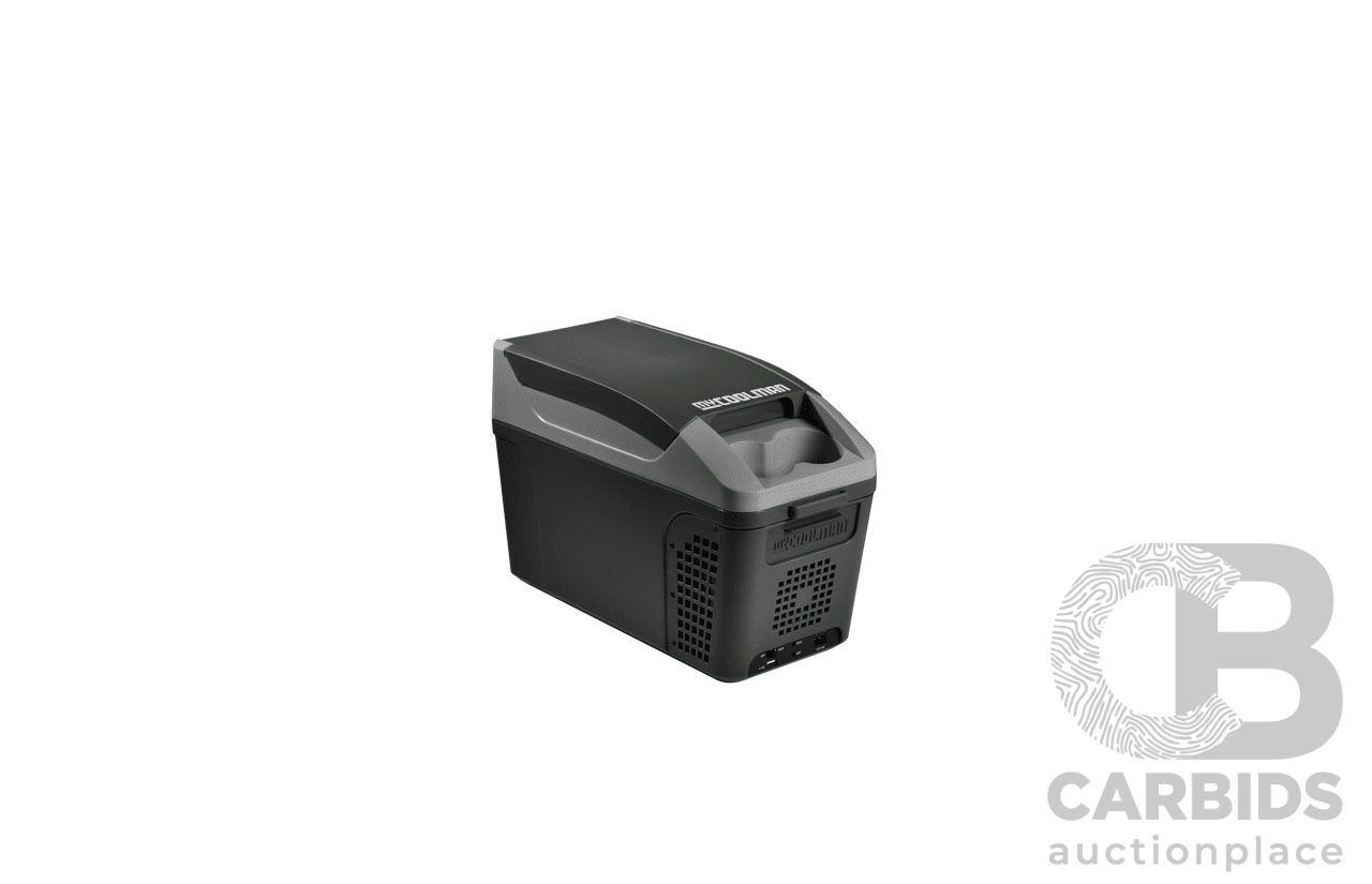 MYCOOLMAN (CTP10) 10 Litre Thermo Cooler / Warmer With Cord Storage and Can Holders - 12V Automotive Plug ORP $135.00