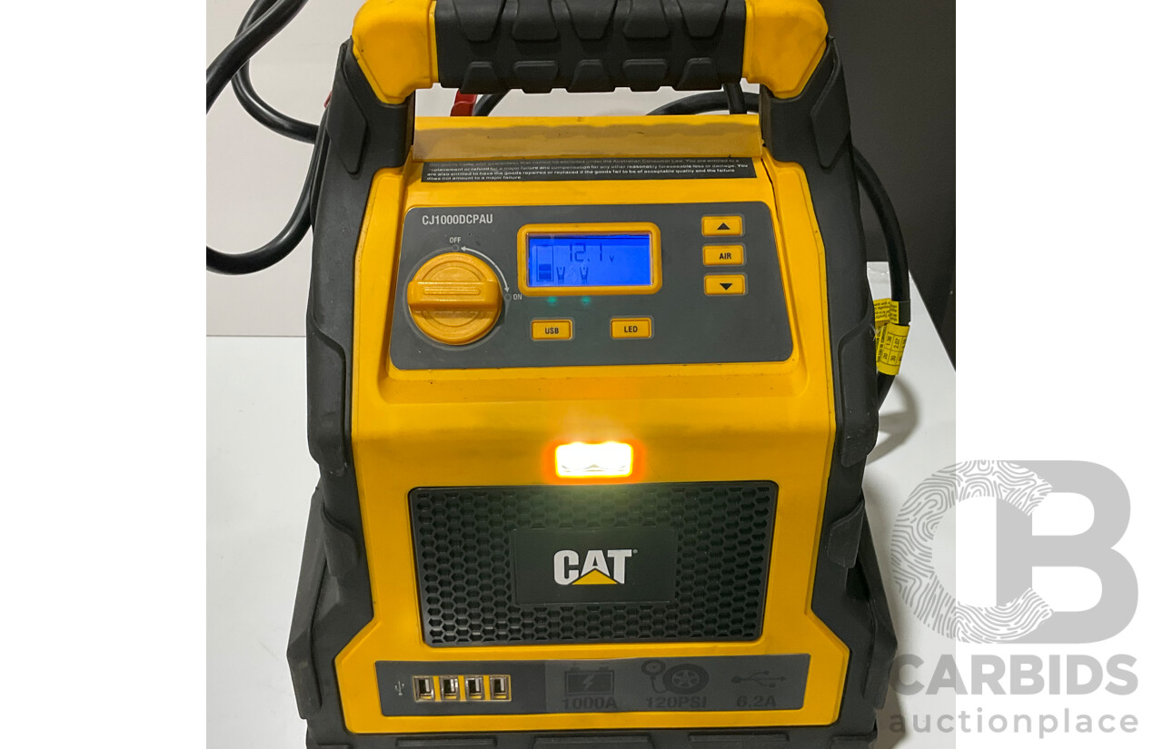 CAT (CJ1000DCPAU) Jumpstarter & Air Compressor - ORP $144.99