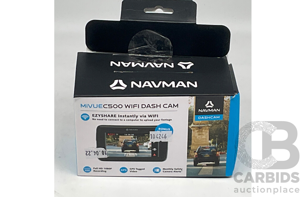 NAVMAN (AA00C500) MiVue C500 WiFi 1080P With GPS Tagging ORP $199.00