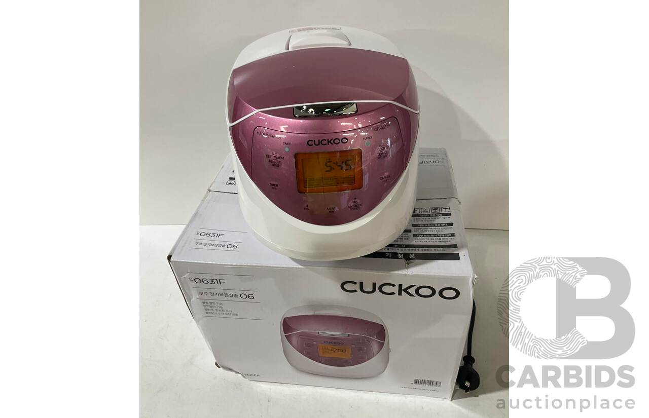 Cuckoo Electric Heating Rice Cooker CR-0631F