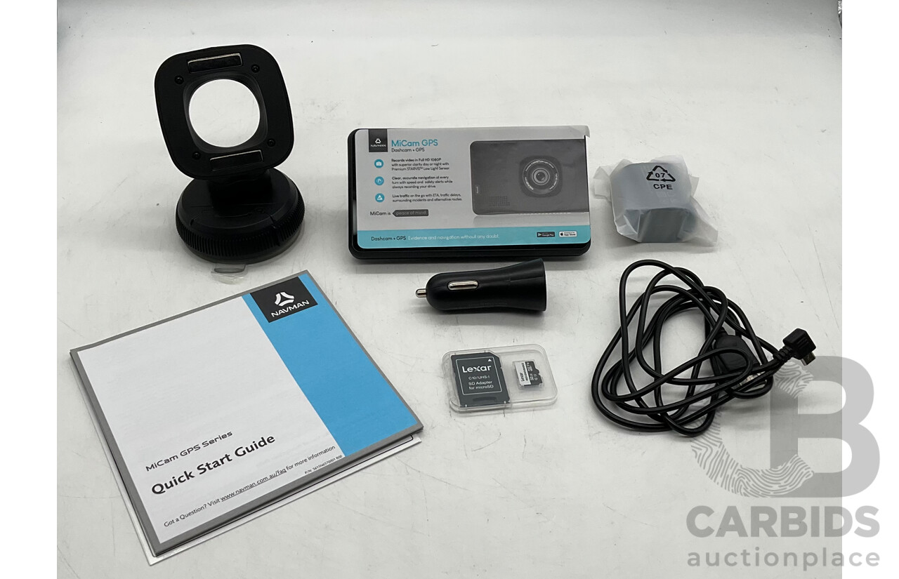 NAVMAN (AA0072009) MiCam GPS Dashcam + GPS - Estimated ORP $299.00