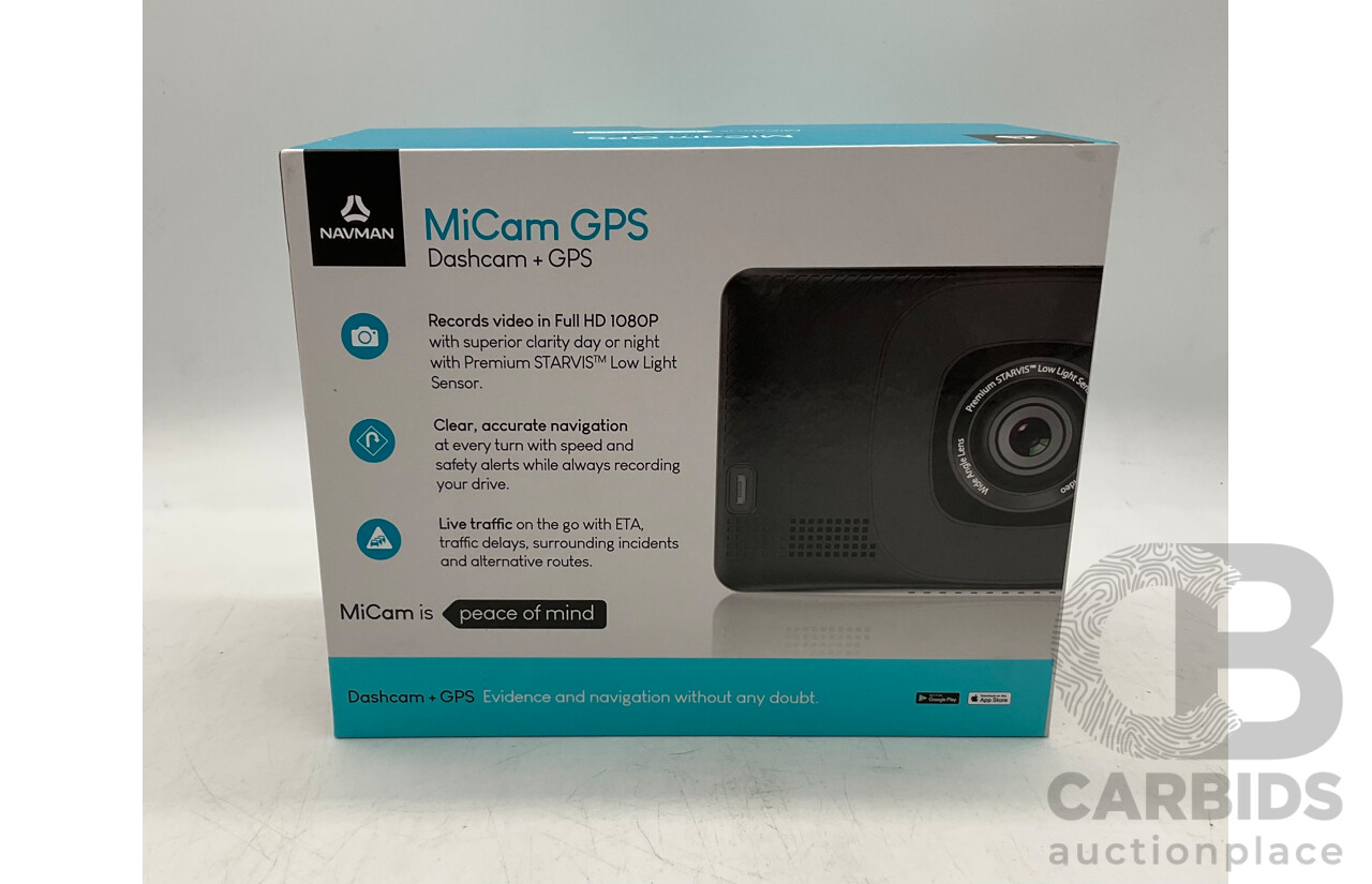 NAVMAN (AA0072009) MiCam GPS Dashcam + GPS - Estimated ORP $299.00