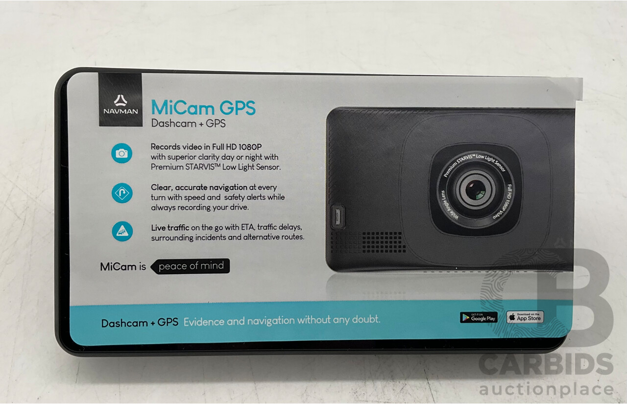 NAVMAN (AA0072009) MiCam GPS Dashcam + GPS - Estimated ORP $299.00