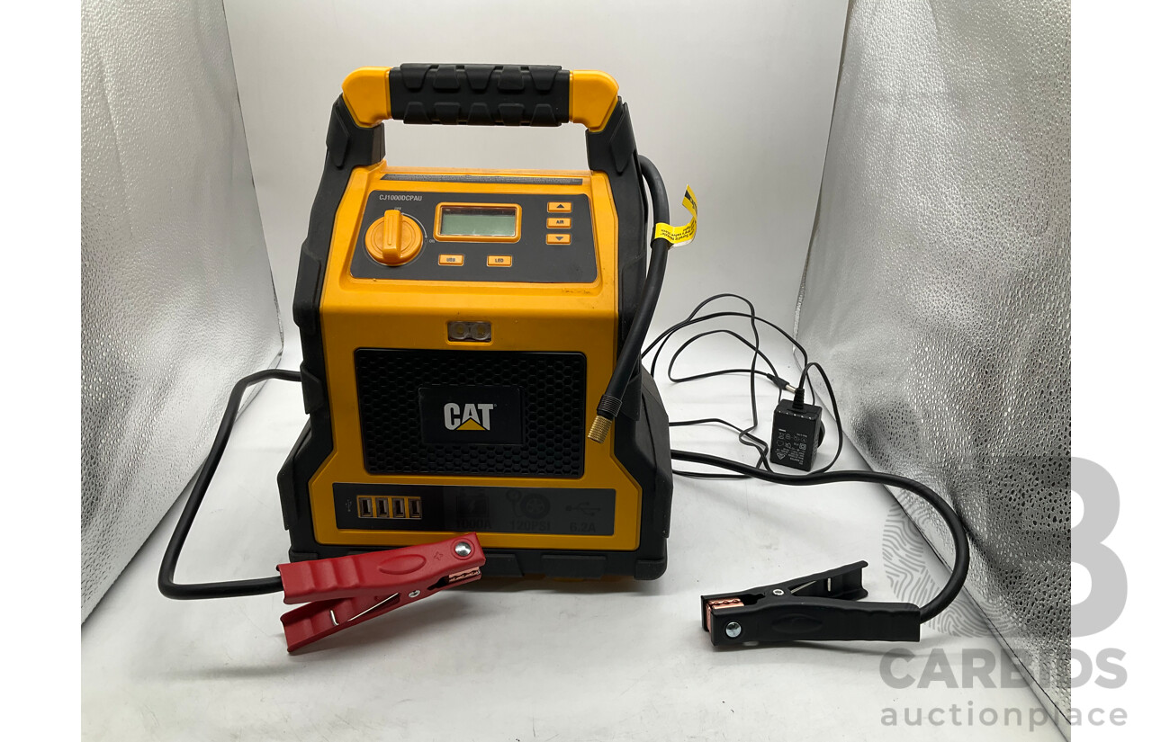 CAT (CJ1000DCP) 1000 Peak Amp Jump Starter, Power Station, Air Compressor - ORP $144.99