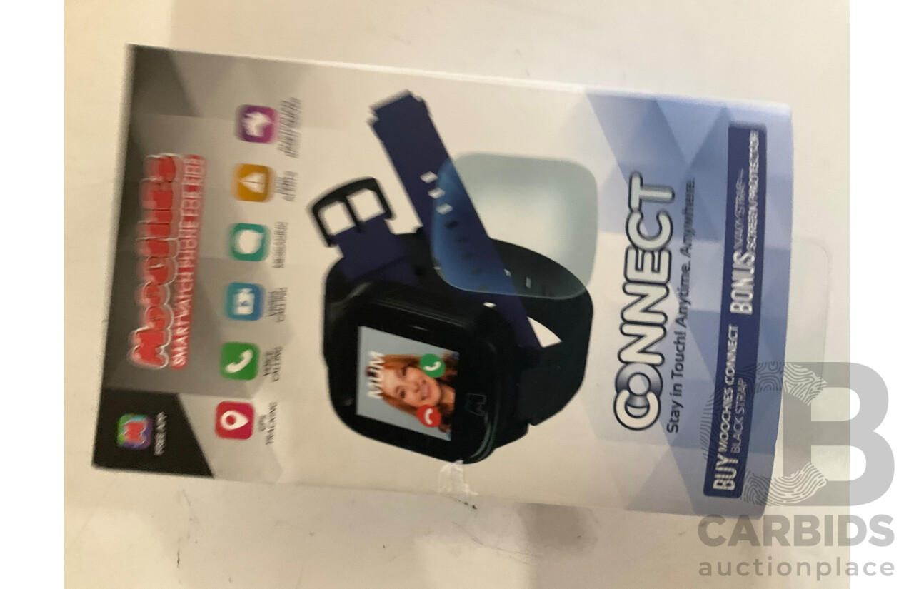 NAVMAN GPS - Altius Premium Multisport Gps Smart Watch - MOOCHIES Smart Watch - CYGNETT Phone Holder (Lof of 4) Estimated ORP $500