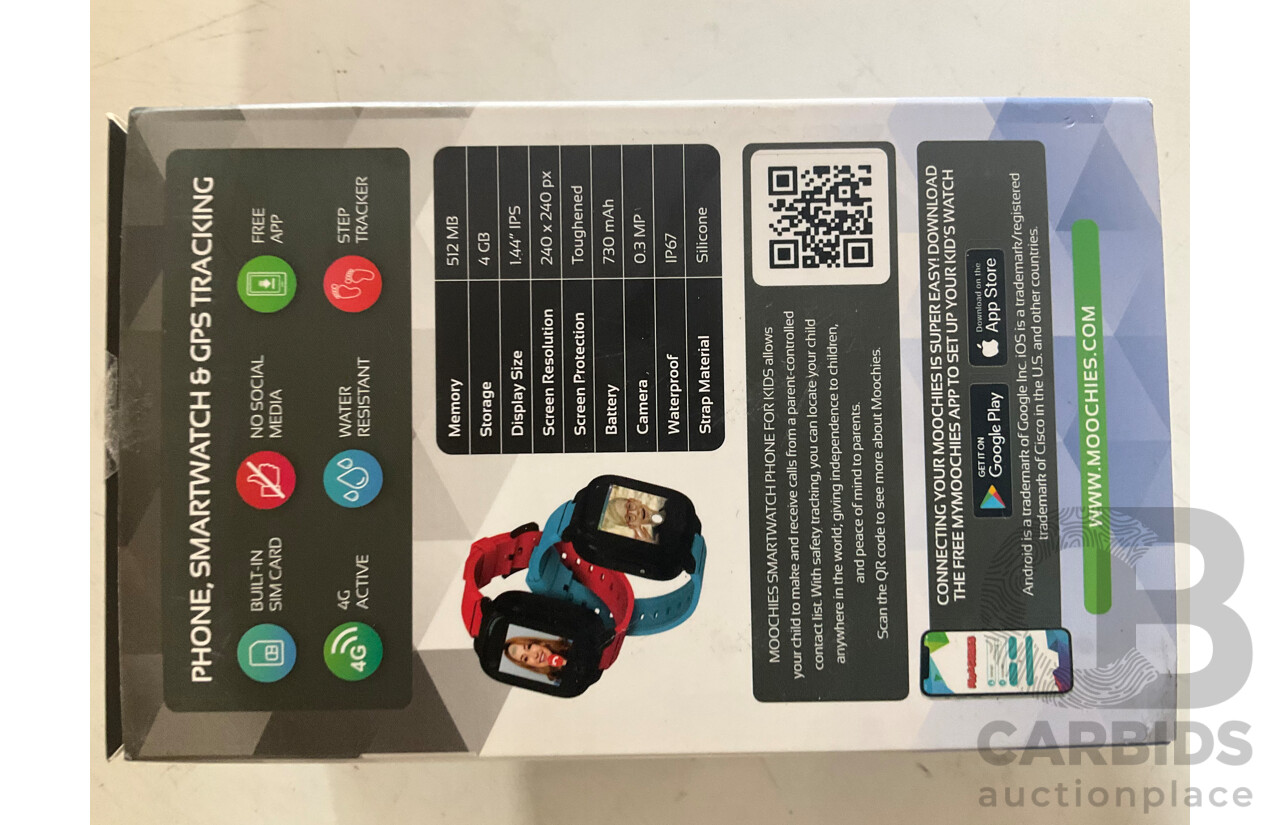 NAVMAN GPS - Altius Premium Multisport Gps Smart Watch - MOOCHIES Smart Watch - CYGNETT Phone Holder (Lof of 4) Estimated ORP $500