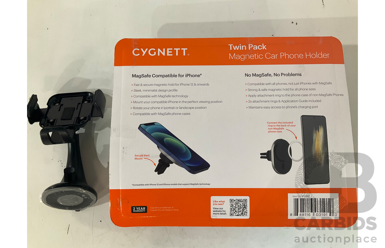 NAVMAN GPS - Altius Premium Multisport Gps Smart Watch - MOOCHIES Smart Watch - CYGNETT Phone Holder (Lof of 4) Estimated ORP $500