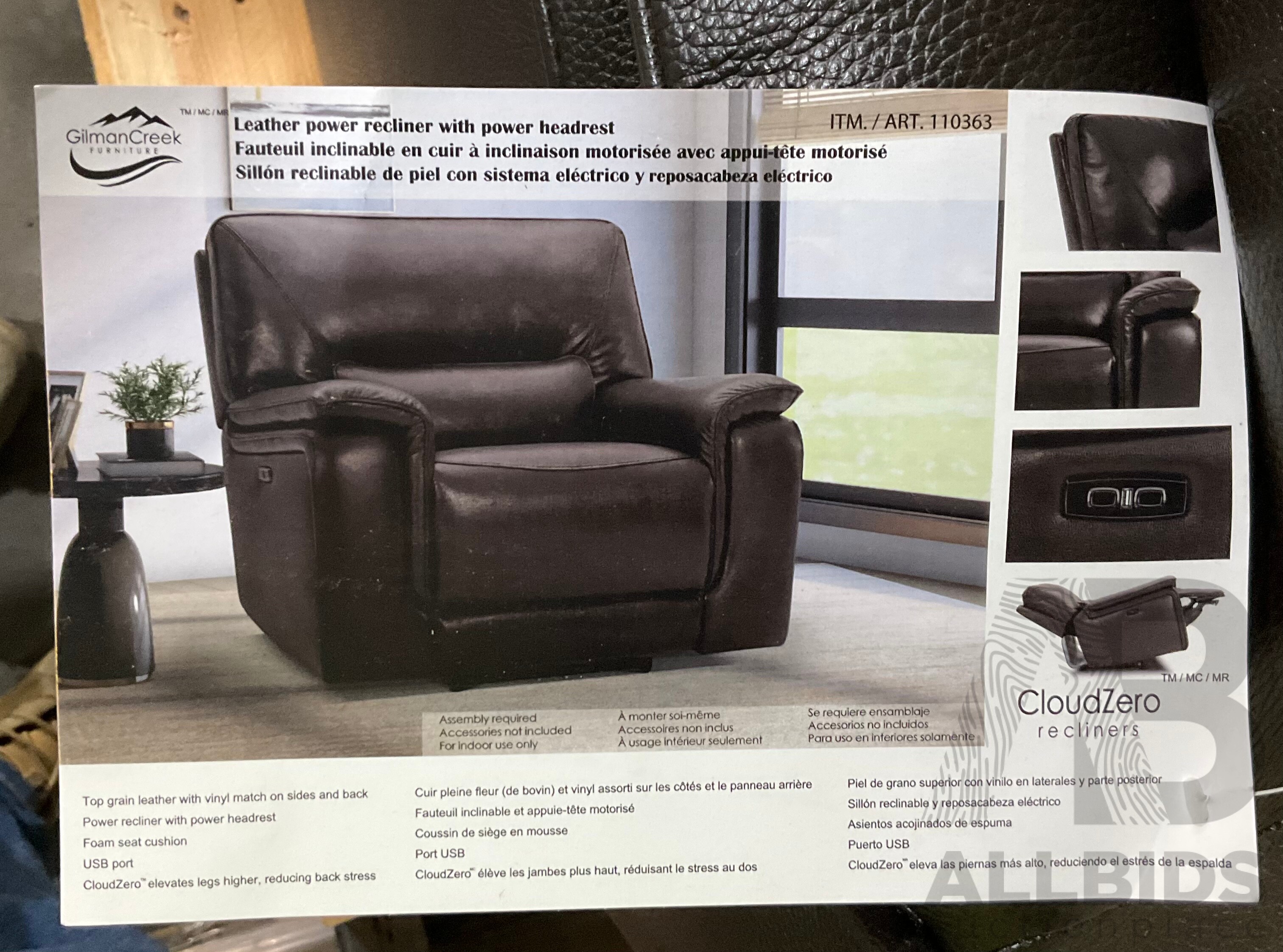 Gilman creek store furniture recliner