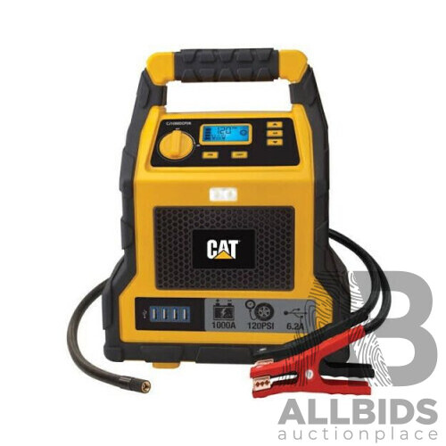 Bulk Lot - Cat (CJ1000DCPAU) Professional Power Station and Shell Jumpstarter (ART105079) - Total ORP $319.98