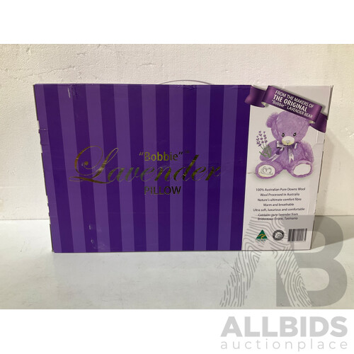 BOBBIE Lavender Australian Wool Pillow,  LIFE COMFORT Juvenile Weighted Blanket - Lot of 2 - ORP $180.96
