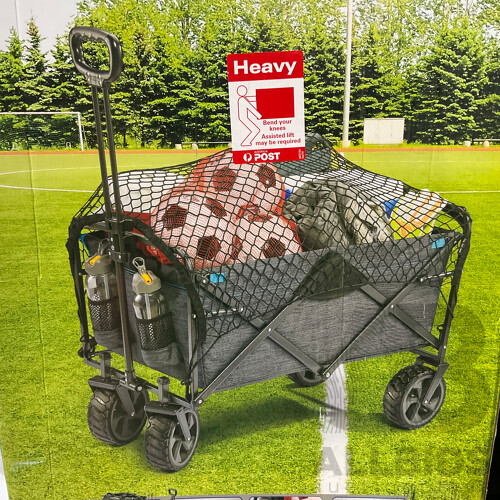 Mac Sports Extra Large Folding Wagon With Cargo Net - ORP $139.99