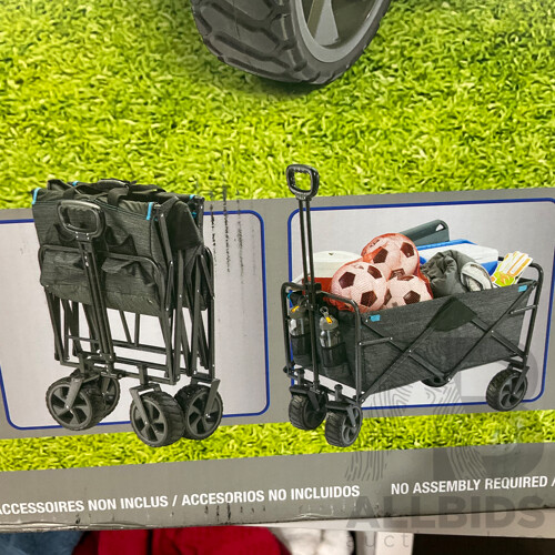 Mac Sports Extra Large Folding Wagon With Cargo Net - ORP $139.99