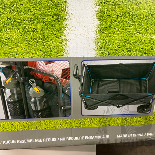 Mac Sports Extra Large Folding Wagon With Cargo Net - ORP $139.99