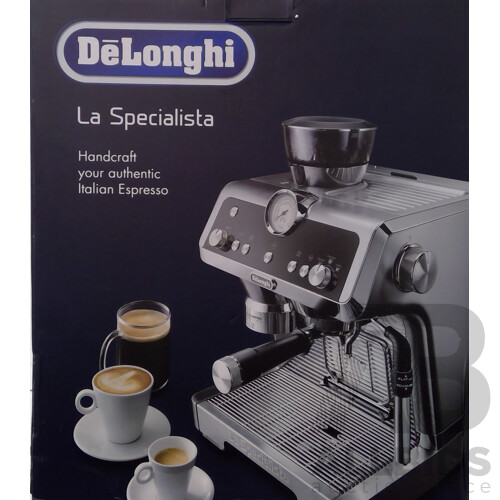 DeLonghi (EC9335.BK) La Specialista Manual Coffee Machine USED - ORP $949.00