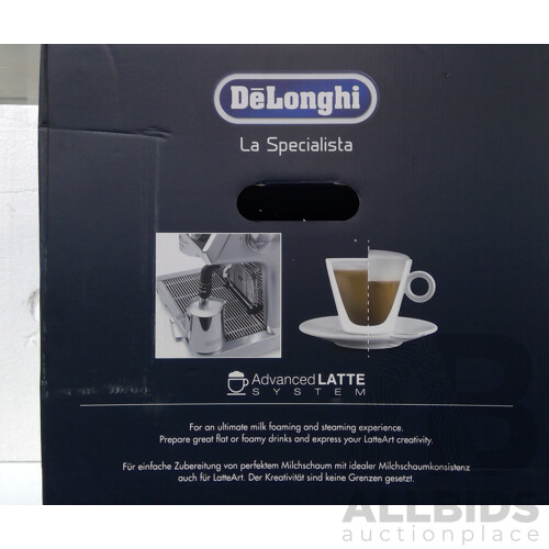 DeLonghi (EC9335.BK) La Specialista Manual Coffee Machine USED - ORP $949.00