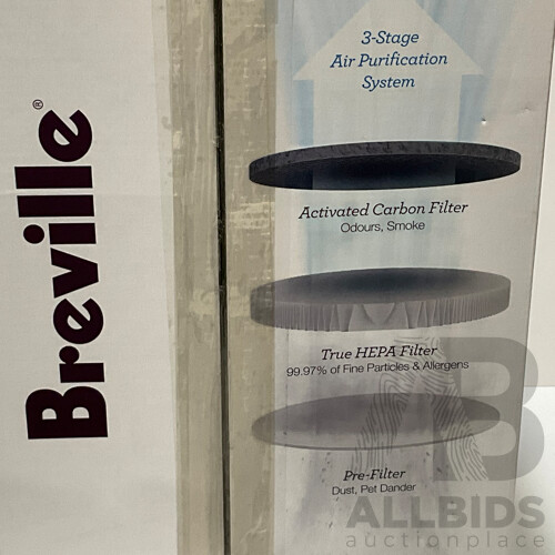 BREVILLE (LPH708WHT2JAN1) the AirRounder™ Plus Connect 3-in-1 Heating & Cooling Purifier - ORP $599.00