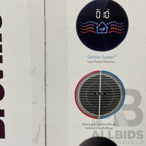 BREVILLE (LPH708WHT2JAN1) the AirRounder™ Plus Connect 3-in-1 Heating & Cooling Purifier - ORP $599.00
