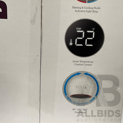 BREVILLE (LPH708WHT2JAN1) the AirRounder™ Plus Connect 3-in-1 Heating & Cooling Purifier - ORP $599.00