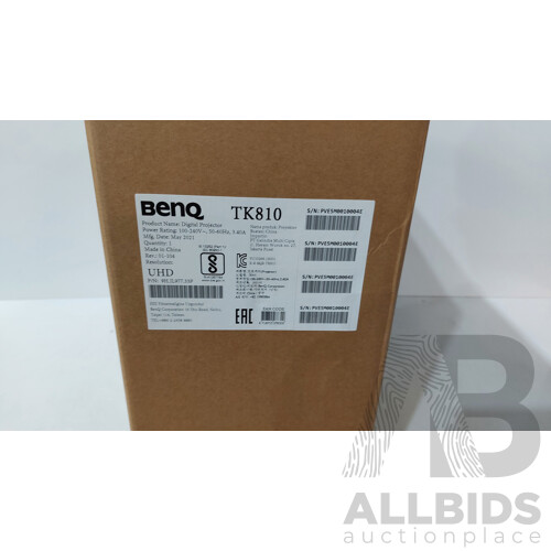BENQ (TK810) 4k Digital Projector - ORP $2450