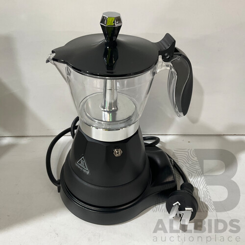 LEAF & BEAN Electric Espresso Maker Electric Espresso Maker, INSTANT Vortex Mini Air Fryer 2L - LOT of 2 - ORP $208.90
