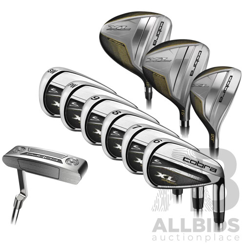 Cobra XL Speed Mens RH Golf Club Set 10 Piece - ORP $830.00