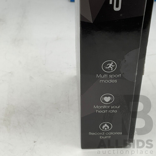 ALTIUS (AL-SW1315HN-BLK) Smart Watch - JOURNEY (JMS31SWH) 3-in-1 Charging Stand - SIMPLECON (CL516) Clip on Phone Tablet Holder - Lot of 3 - Total ORP $316.97