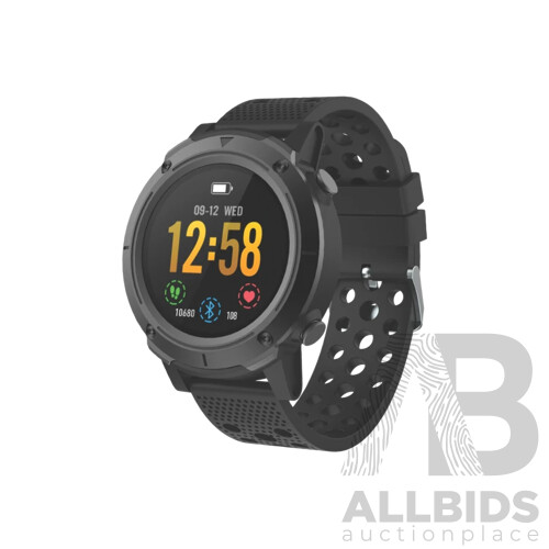 ALTIUS (AL-SW1315HN-BLK) Smart Watch - JOURNEY (JMS31SWH) 3-in-1 Charging Stand - SIMPLECON (CL516) Clip on Phone Tablet Holder - Lot of 3 - Total ORP $316.97