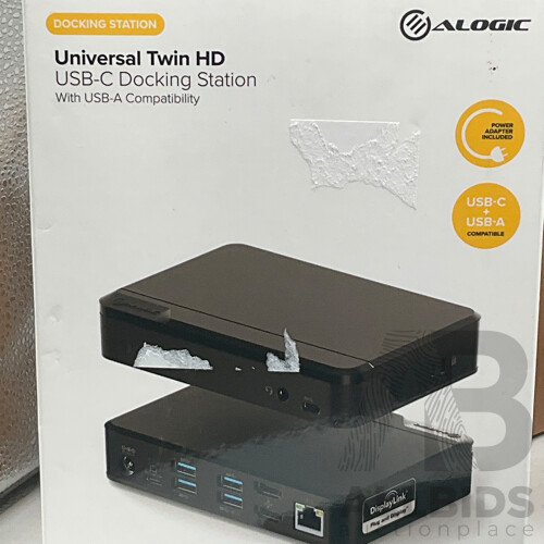 ALOGIC (DUTHD) Universal Twin HD Docking Station - ORP $249.00