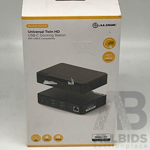 ALOGIC (DUTHD) Universal Twin HD Docking Station - ORP $249.00