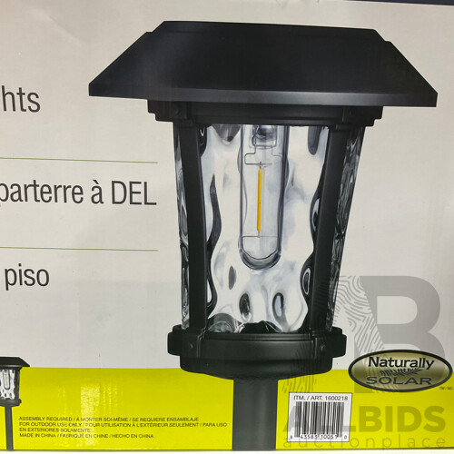 Naturally Solar GTX Pathway Lights 8 Pack - ORP $99.99