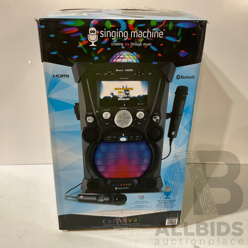 CARNAVAL (SDL9035) the Singing Machine SDL9035 - LOT of 2 - ORP $679.98