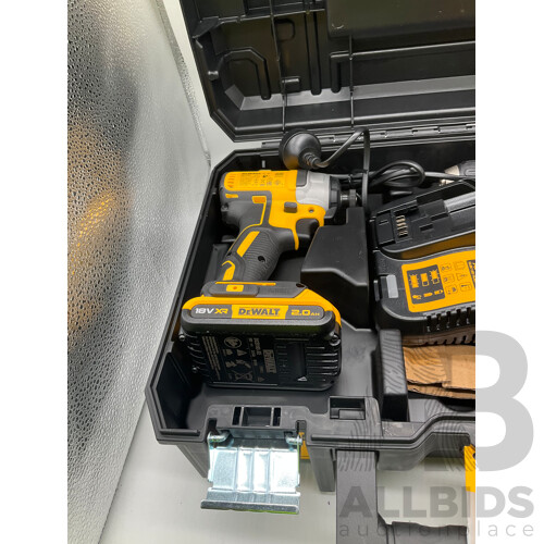 DEWALT (DCK2059D2T-XE) Power Tool Kit, 18V XR Brushless 2 Piece, 2.0Ah - Total  ORP $447.00
