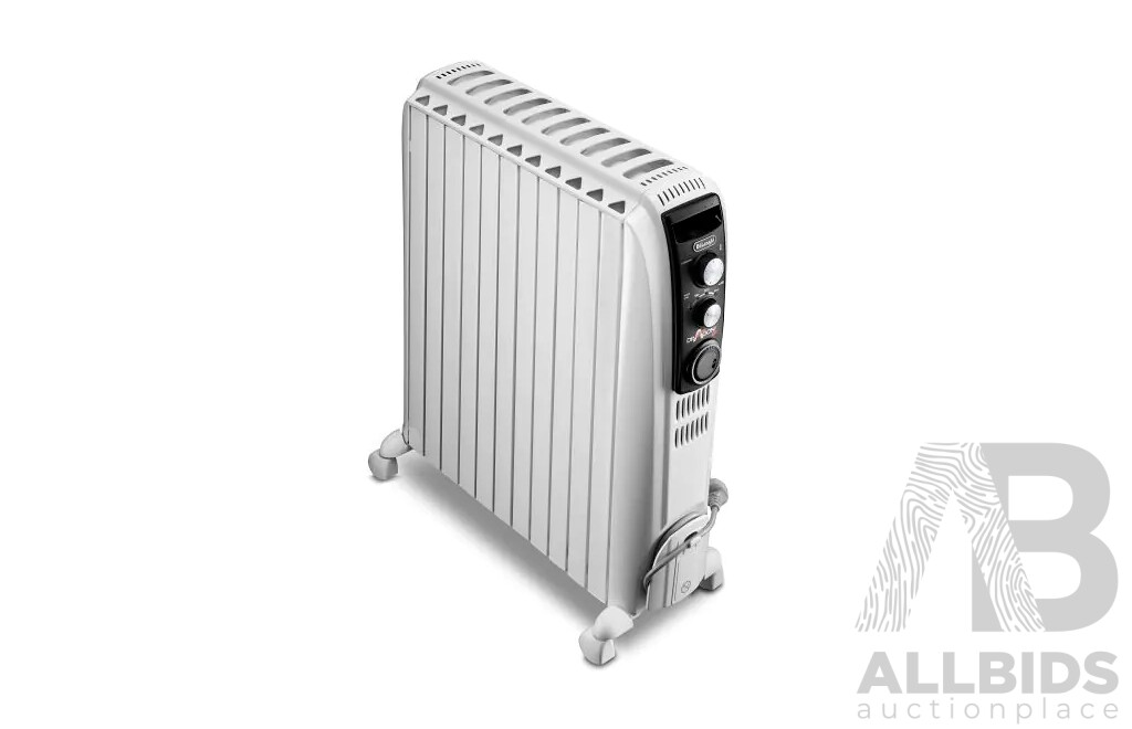DeLonghi (TRD442400MT) 2400W Dragon4 Oil Column Heater With Timer - ORP $319