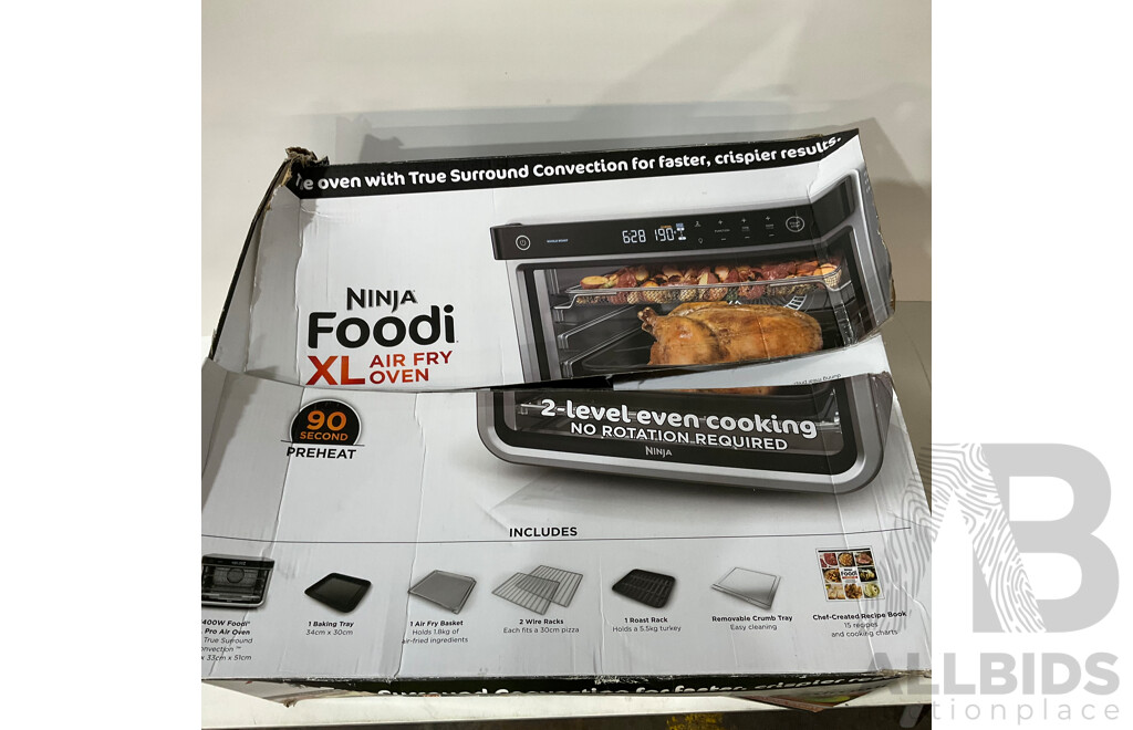 NINJA ( DT200) Foodi XL Air Fry Oven - Black/Silver- ORP $399.99