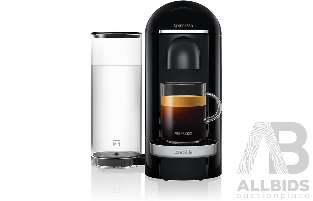 BREVILLE (BNV420BLK) Nespresso Vertuo Plus Black Deluxe - ORP $279.00