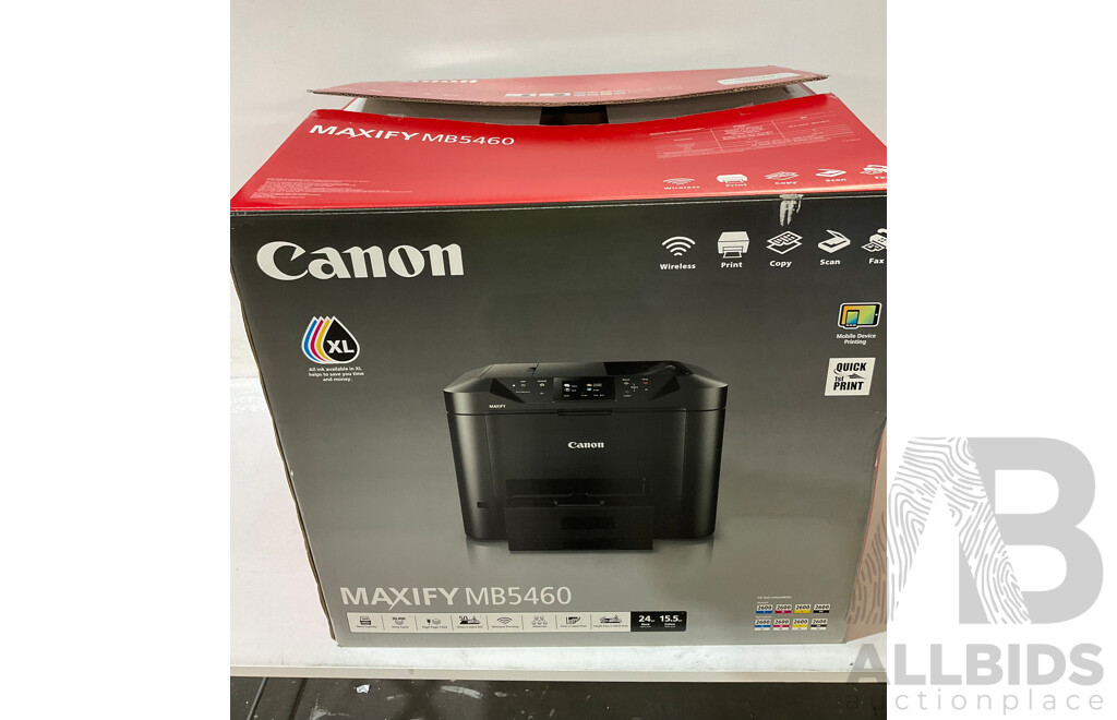 CANON (MB5460) Maxify Printer - Total - ORP $285.00