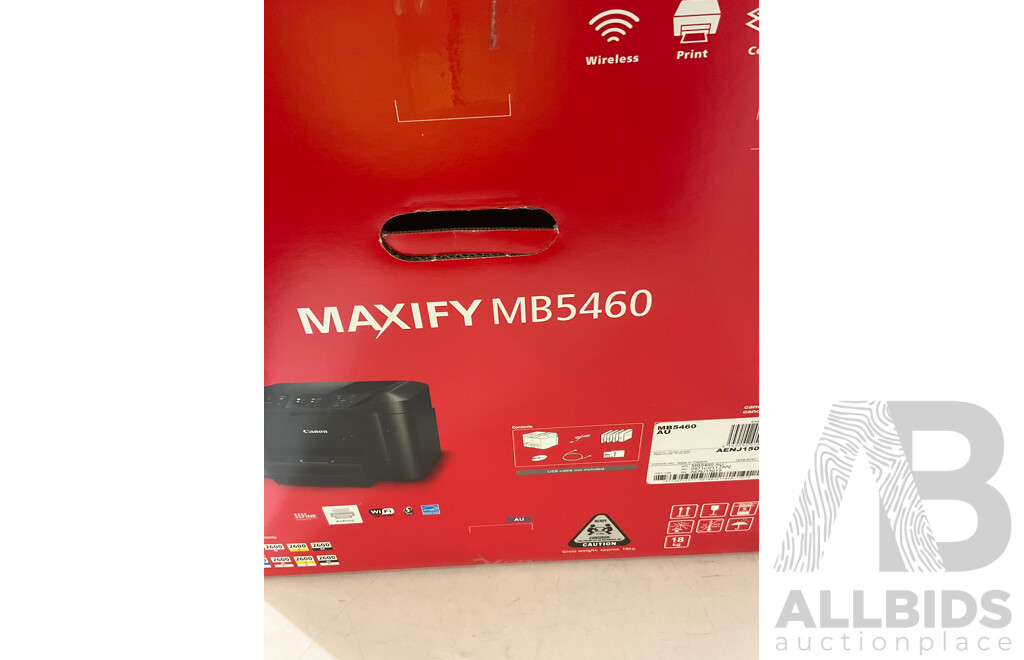 CANON (MB5460) Maxify Printer - Total - ORP $285.00