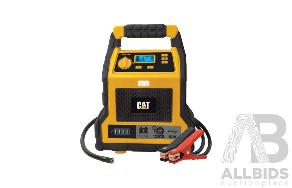 CAT (CJ1000DCPAU) Jumpstarter & Air Compressor - ORP $144.99