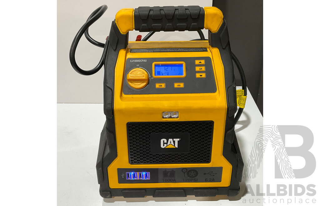 CAT (CJ1000DCPAU) Jumpstarter & Air Compressor - ORP $144.99