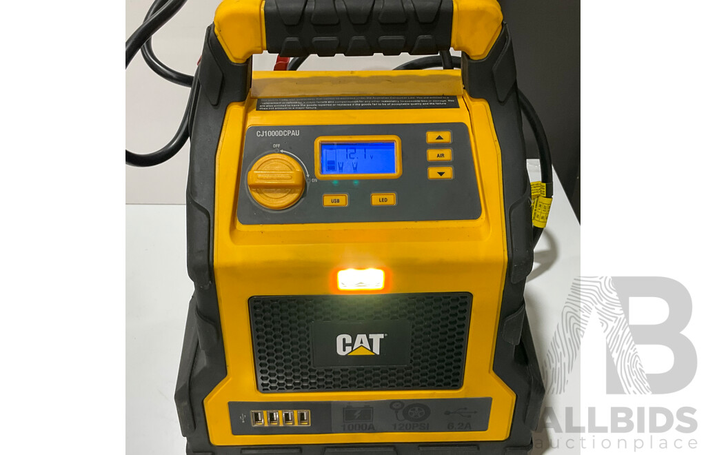 CAT (CJ1000DCPAU) Jumpstarter & Air Compressor - ORP $144.99